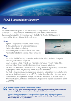 FCAS 可持续发展战略